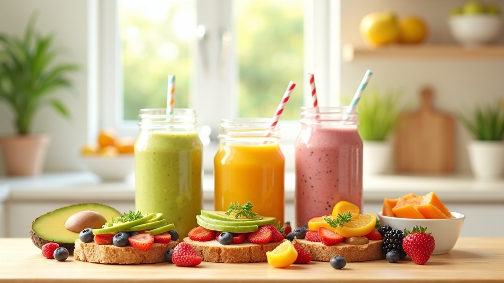 Quick and healthy breakfast spread for busy mornings