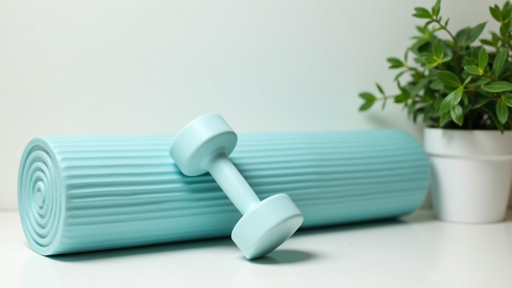 Simple home workout setup