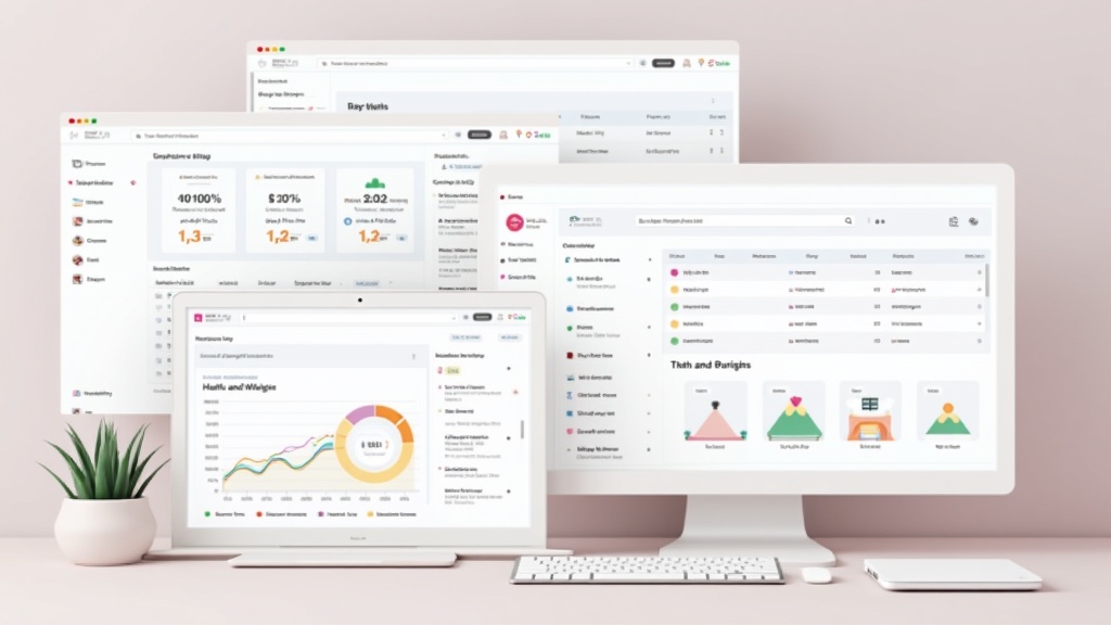 Various SEO tools and graphs for wellness marketers